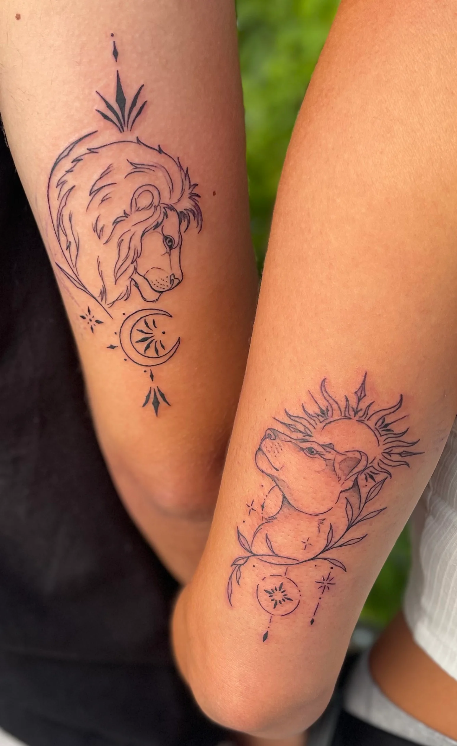 Bold blackwork tattoo design